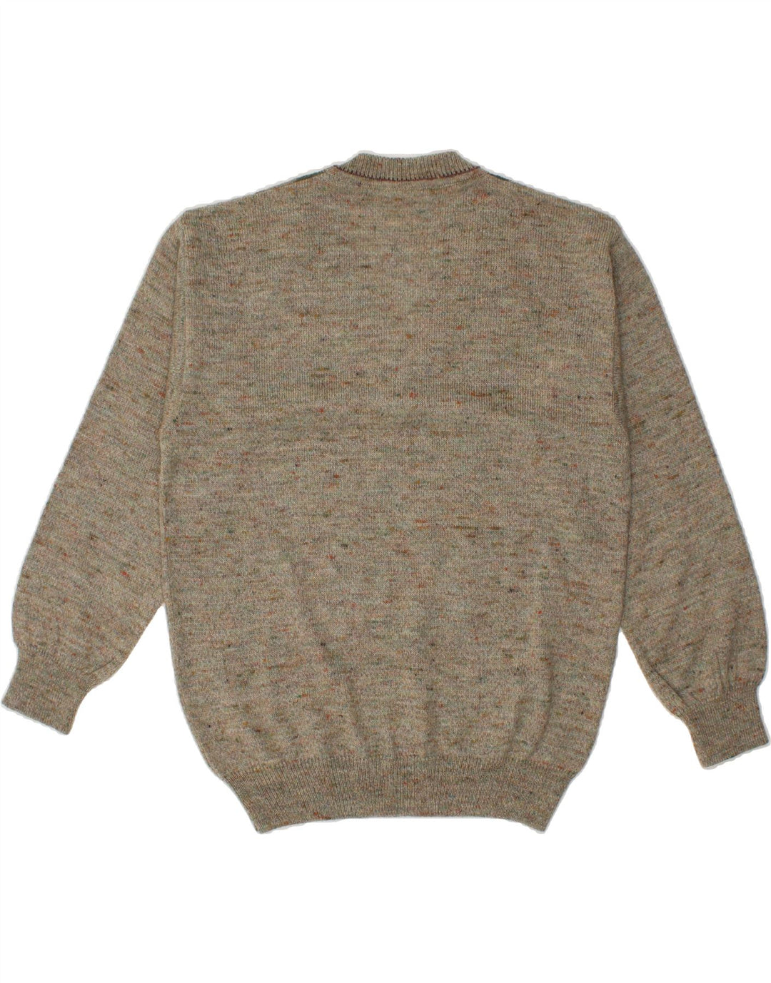 RODES Herre V-hals sweater Medium Grey Argyle/Diamond Wool