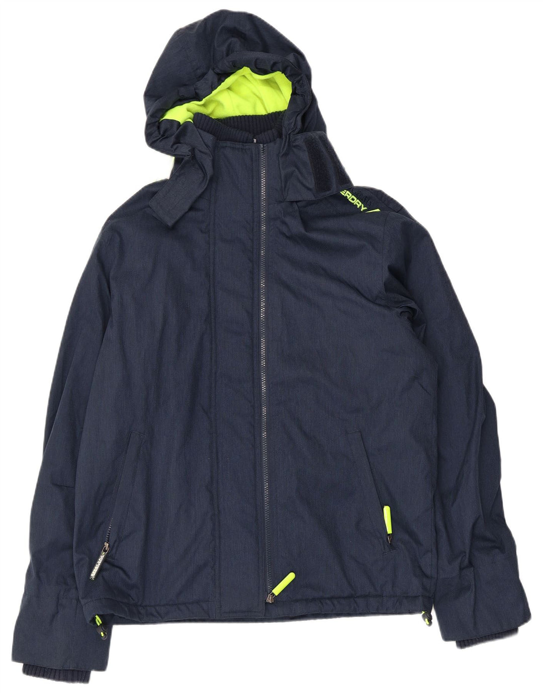 Superdry Herre grafisk vindjakke UK 40 Large Navy Blue