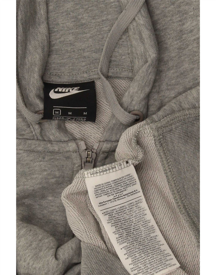 Nike hættetrøje med lynlås til mænd Medium Grey Flecked Bomuld