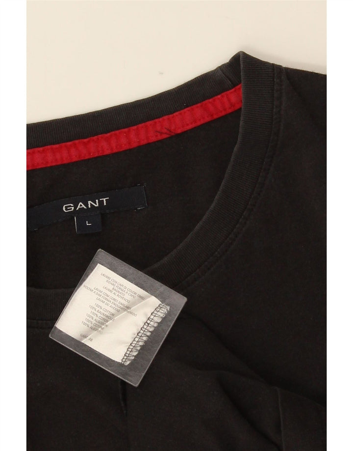 GANT Herre T-Shirt Top Stor Sort Bomuld