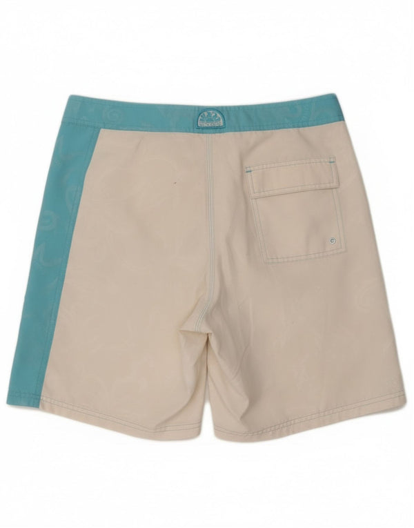 Sundek Herre badeshorts Medium White Floral Polyester