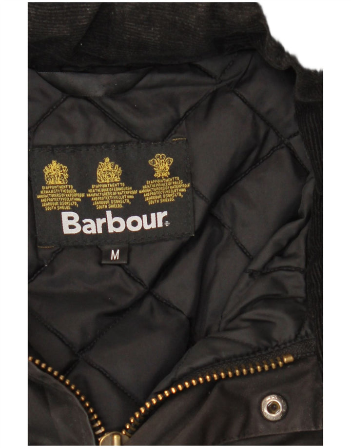BARBOUR Herre vokset bomuldsjakke UK 38 Medium Brun