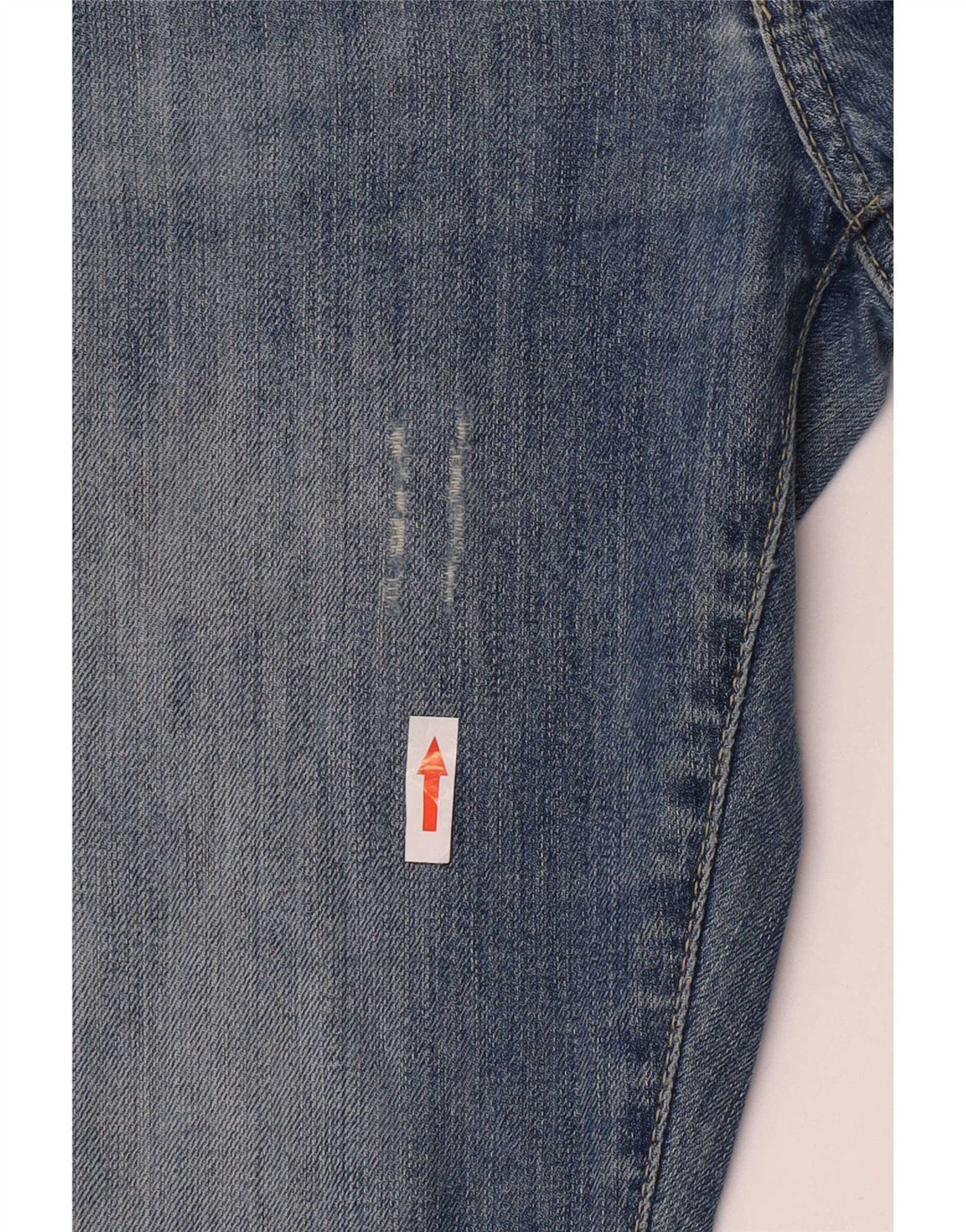 Calvin Klein Dame Distressed Slim Jeans W32 L33 Blå