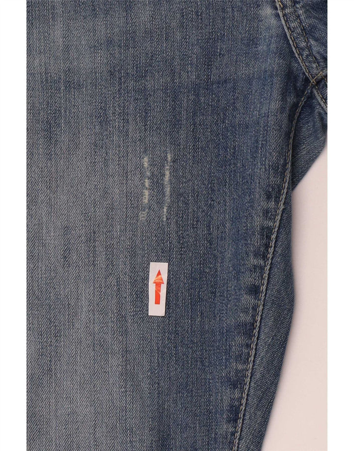 Calvin Klein Dame Distressed Slim Jeans W32 L33 Blå