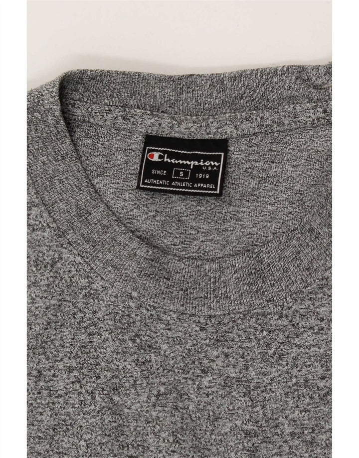 Champion Herre T-Shirt Top Lille Grå Flecked