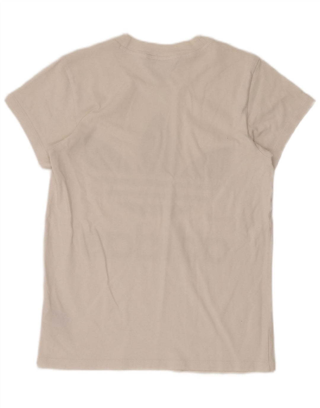 ADIDAS Oversized grafisk T-shirt top til kvinder DK 2 2XS hvid bomuld