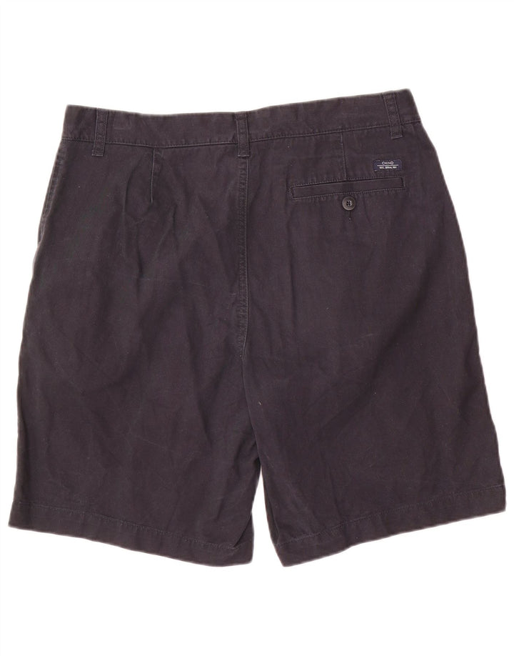 Marks & Spencer Herre Chino Shorts W34 Large Navy Blue Bomuld