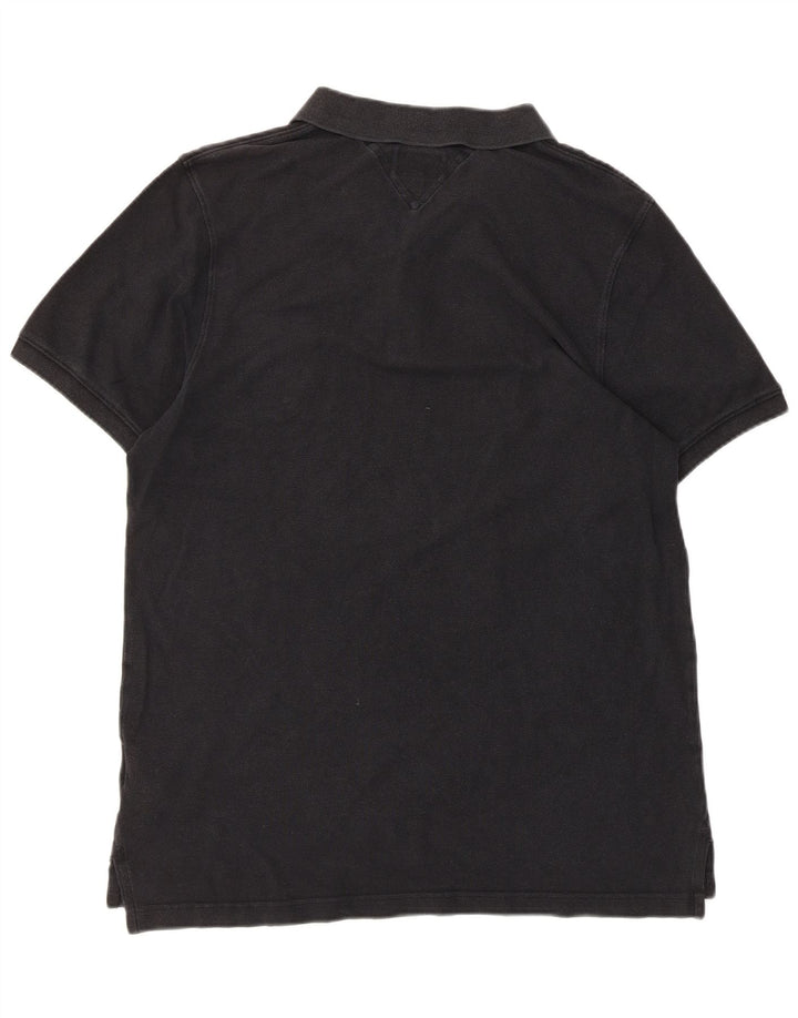 Tommy Hilfiger Herre Polo Shirt XL Sort Bomuld