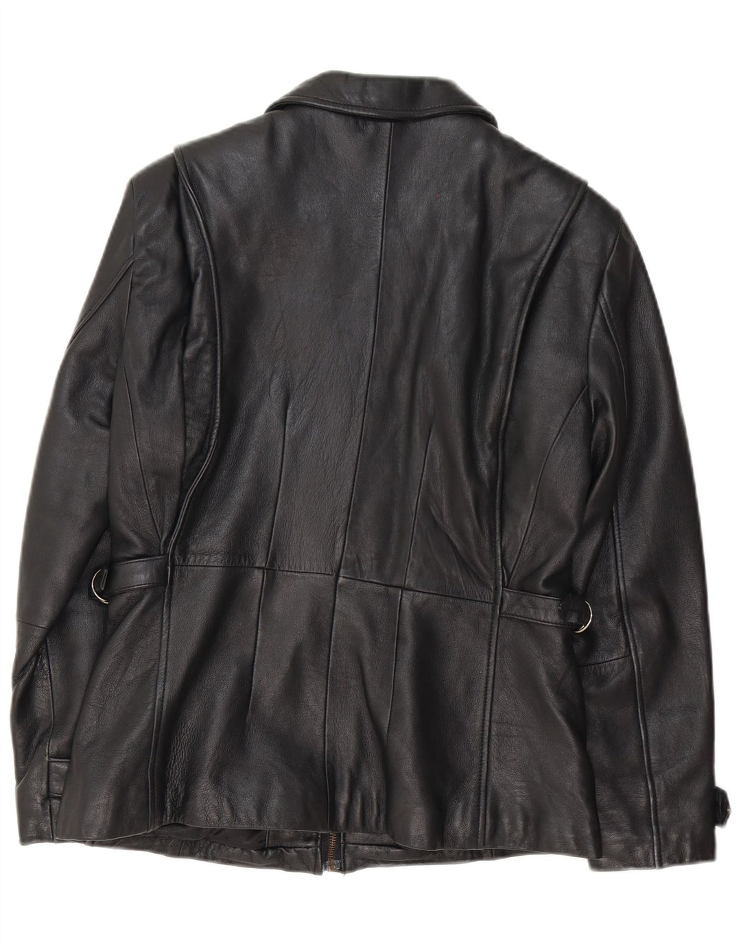 Wilsons Dame Læderjakke UK 10 Small Black Classic