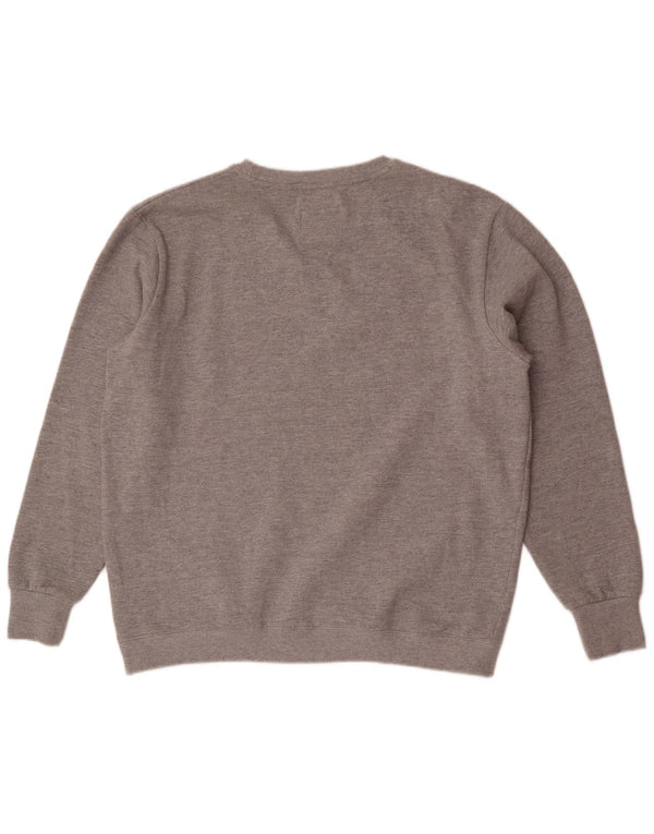 Superdry Grafisk Sweatshirt-trøje til mænd XL Grå Flecked Bomuld