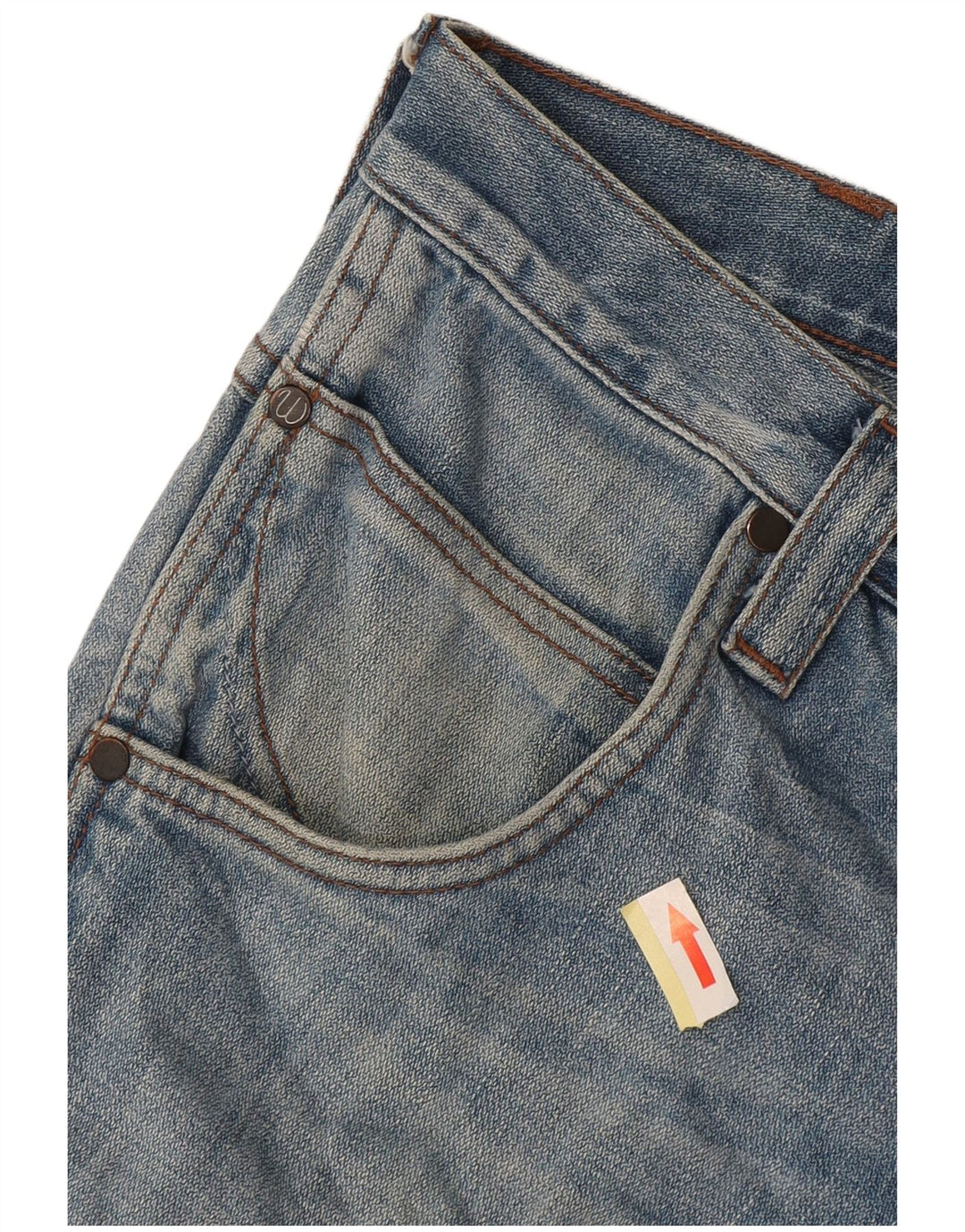 Wrangler Floyd denimshorts til mænd W29 mellemblå bomuld