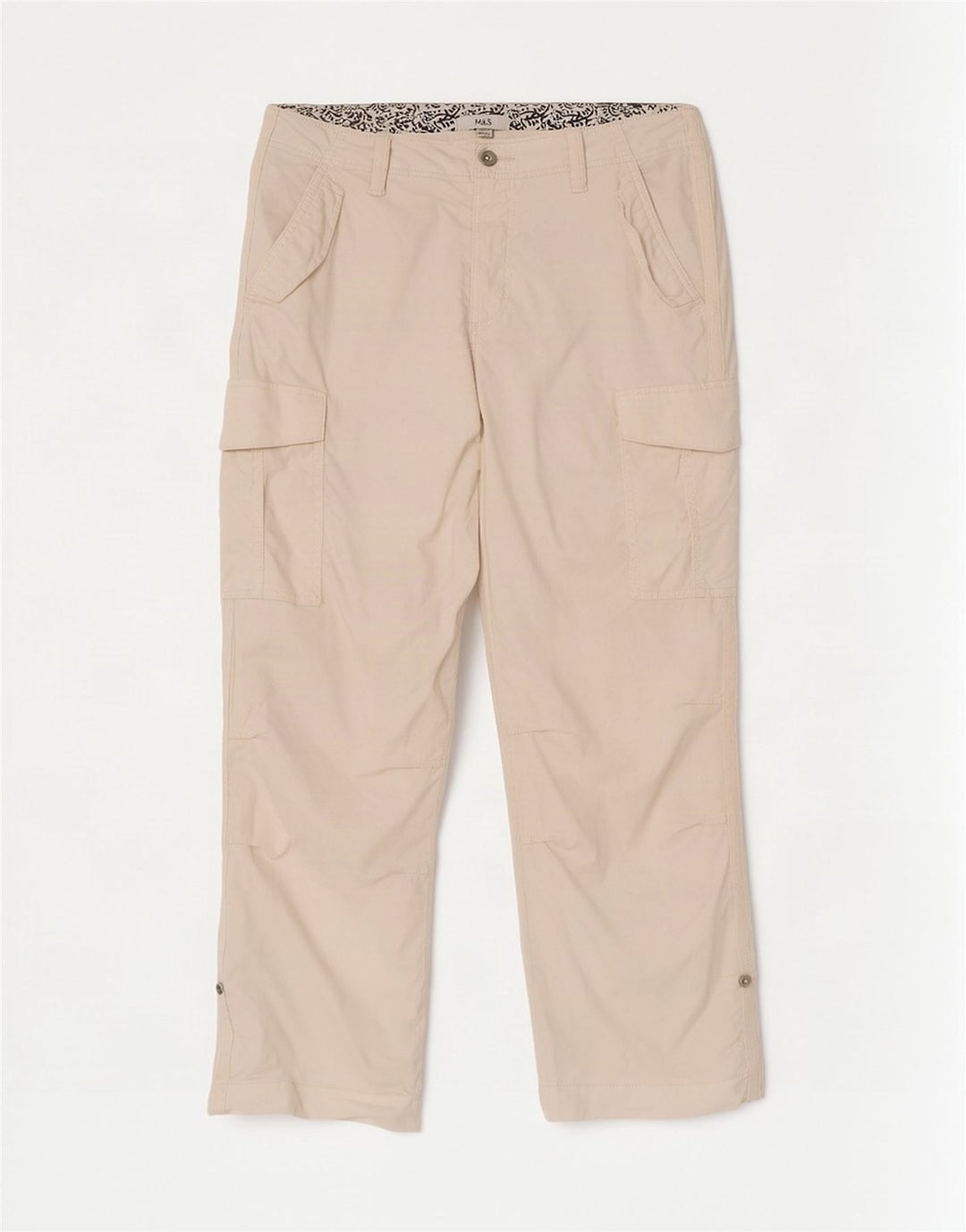 Marks & Spencer Cargo Bukser til kvinder UK 14 Large W34 L29 Off White