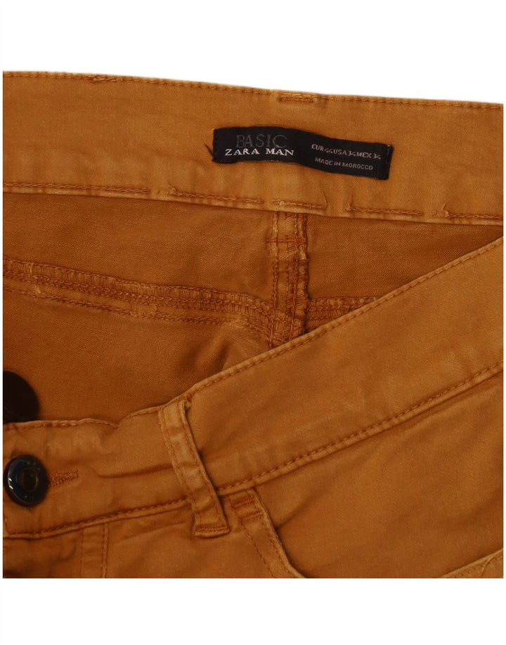 Zara Herre Slim Jeans EU 44 Large W32 L32 Brun