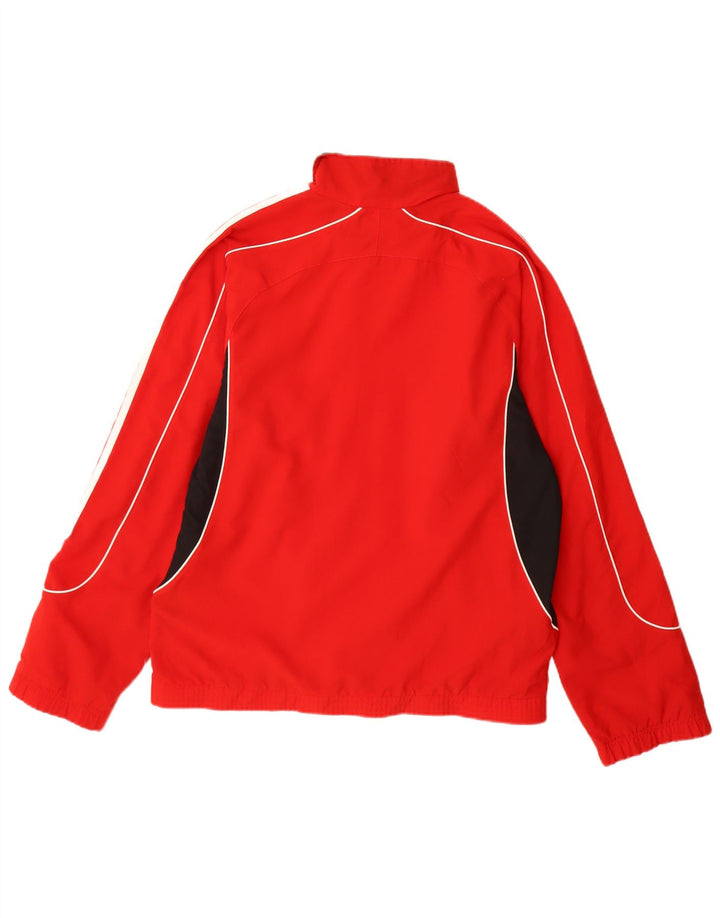 Adidas Træningsdragt til mænd Topjakke UK 36/38 Lille rød Colourblock Polyester