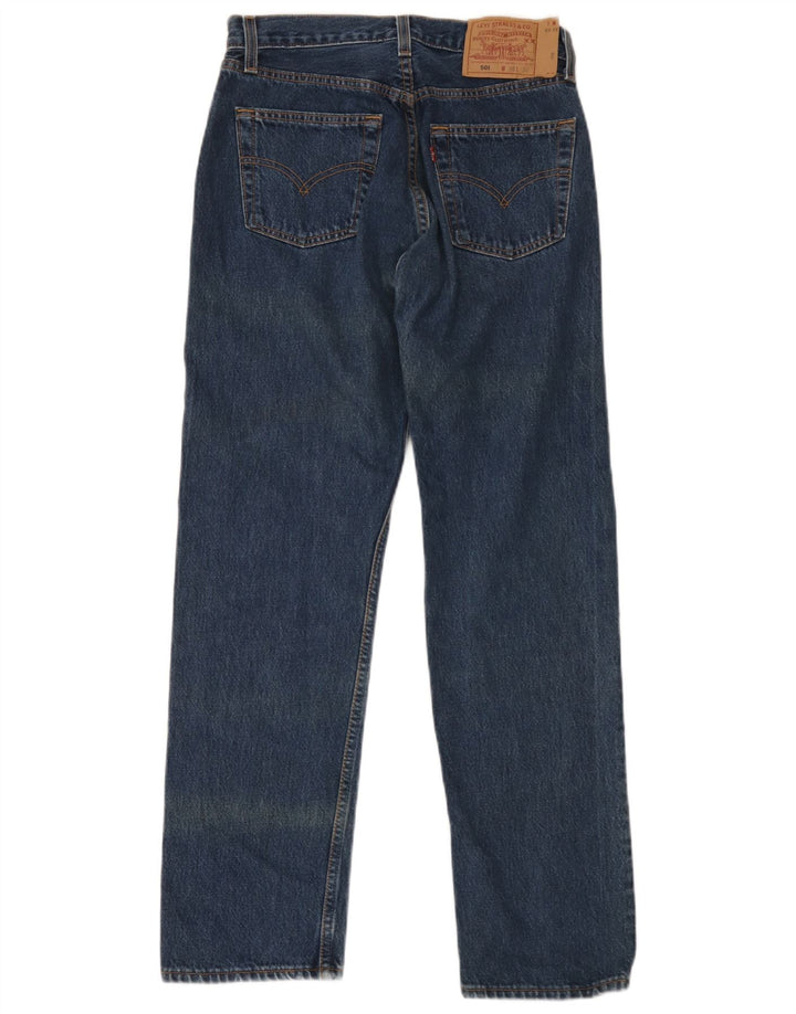 Levi's Herre 501 Straight Jeans W30 L30 Marineblå