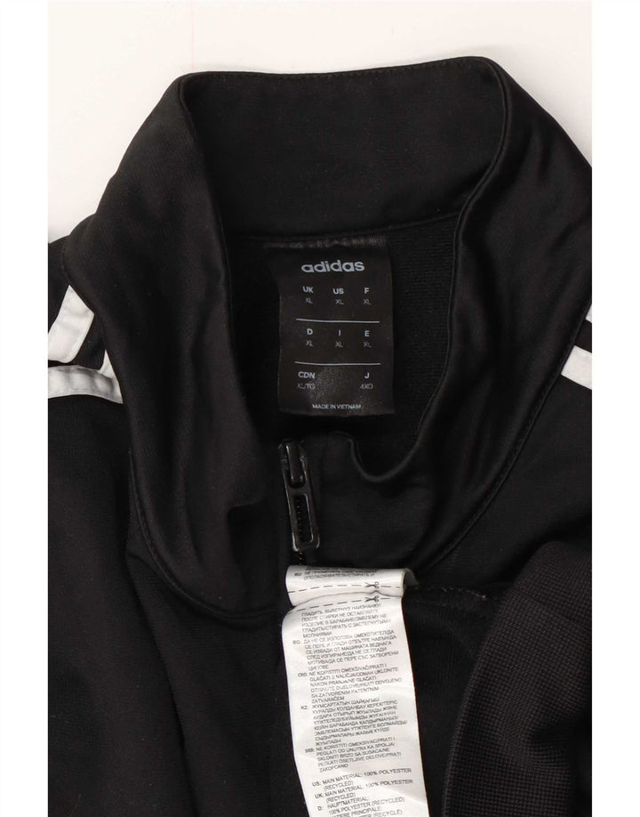 Adidas Træningsdragt til mænd Topjakke XL Sort Polyester