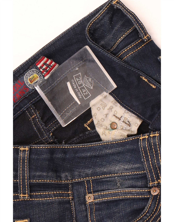 Roy Rogers Dame Slim Jeans IT 42 Medium W28 L28 Blå