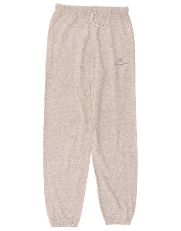 Champion Womens træningsdragt Bukser Joggers UK 16 Large Grey Flecked Bomuld