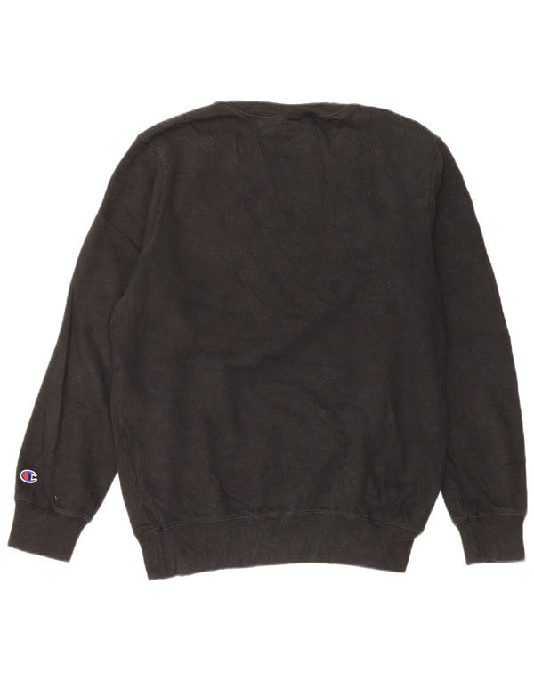 Champion Boys Grafisk Sweatshirt Jumper 11-12 år Sort Bomuld