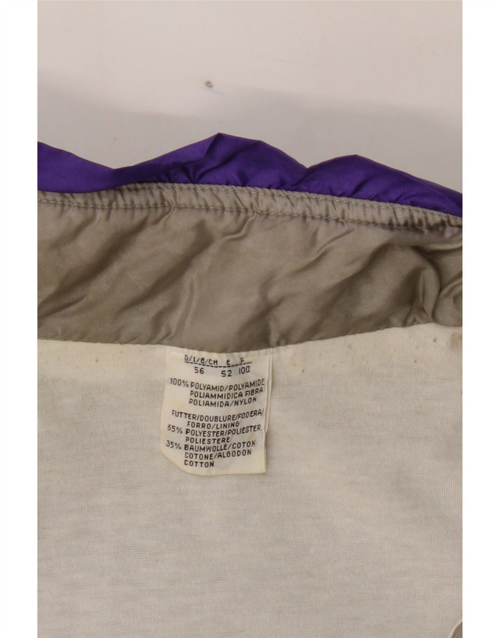 VINTAGE Mens Tracksuit Top Jacket IT 56 XL Grey Colourblock Polyamide Vintage Vintage and Second-Hand Vintage from Messina Hembry 