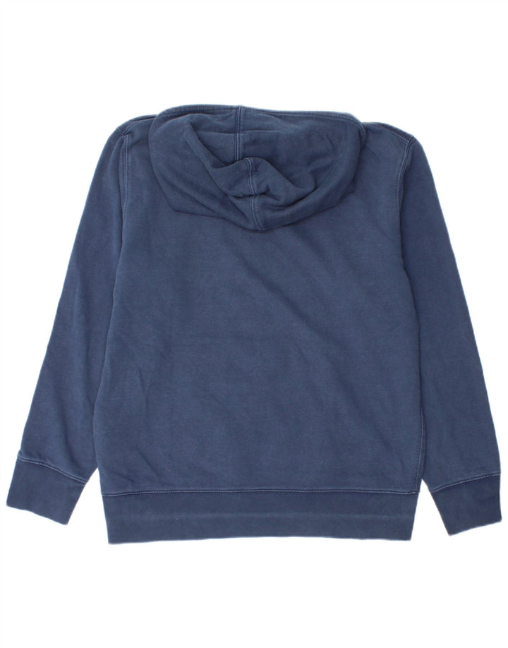 LEVI'S Mens Graphic Hoodie Jumper Small Navy Blue Cotton
