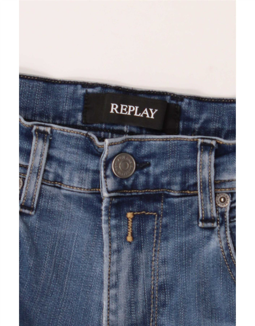 Replay Straight Jeans til mænd W30 L29 Blå