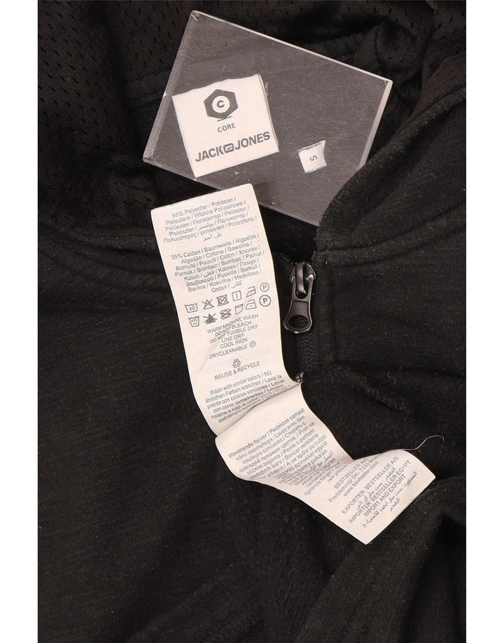 Jack & Jones Herre lynlås hættetrøje Jumper lille grå polyester