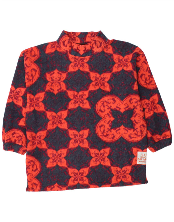 S.Oliver Fleece Jumper til mænd XL Marineblå Blomsterpolyester