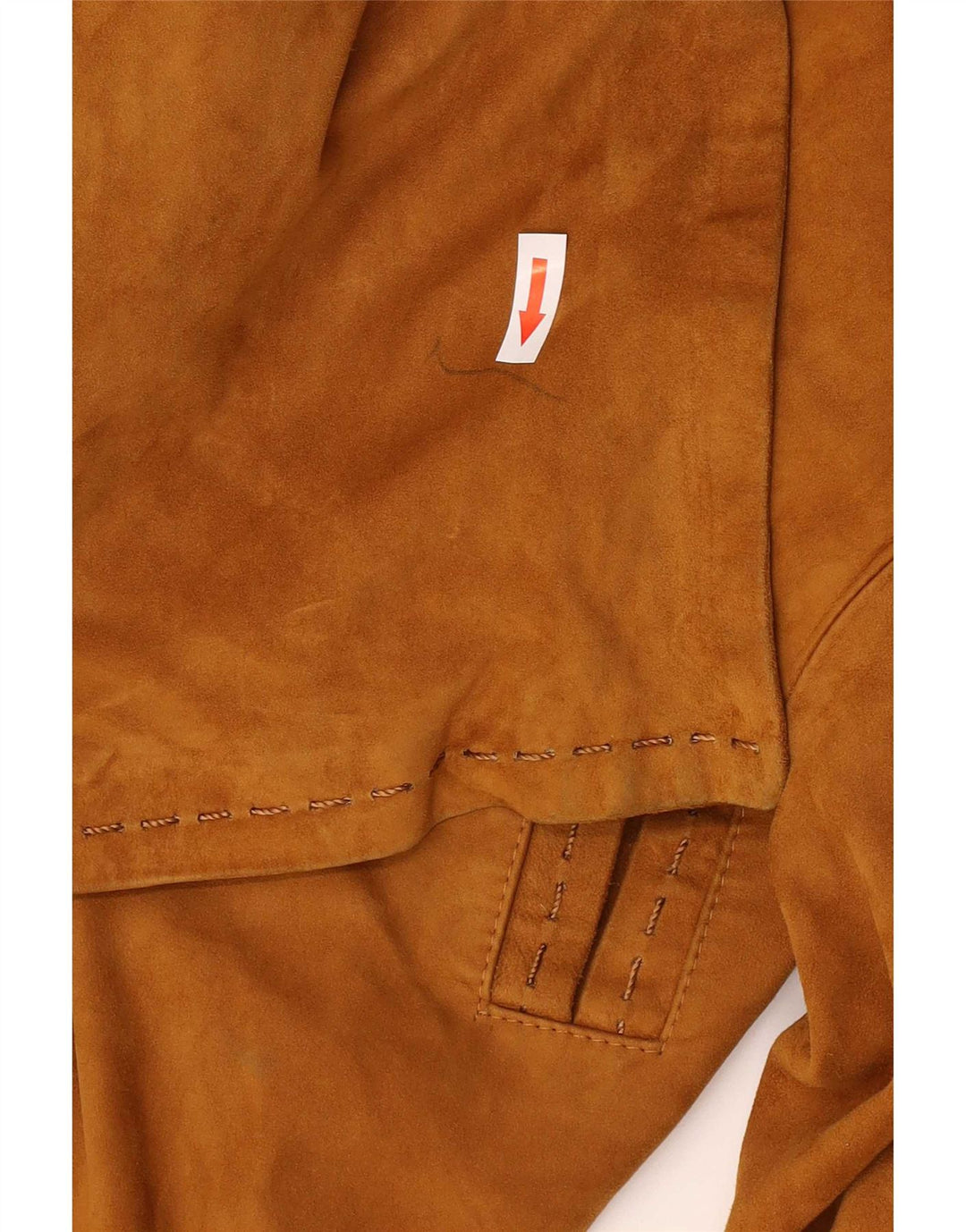 Vintage dame ruskindsjakke UK 14 medium brunt læder