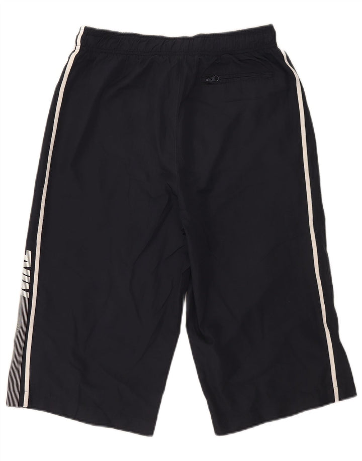 Nike Herre grafiske Bermuda sportsshorts Små marineblå polyester