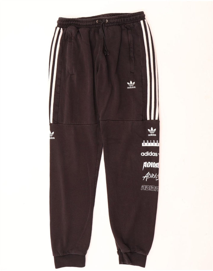Adidas Herre grafisk træningsdragt Bukser Joggers Medium Sort Polyester