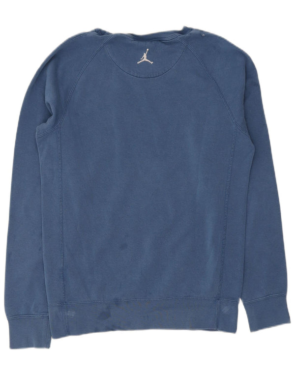 Nike grafisk sweatshirt til mænd, lille blå bomuld