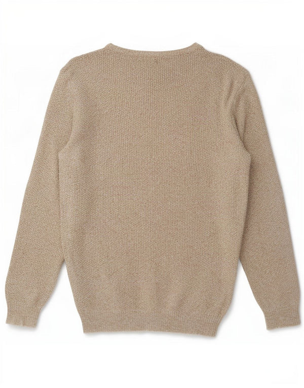 Zara Herre Boat Neck Jumper Sweater XL Grå Flecked