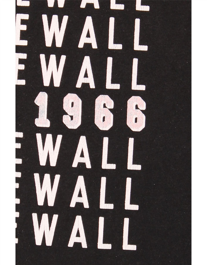 Vans Dame Grafisk T-Shirt Top UK 16 Stor Sort Polyester