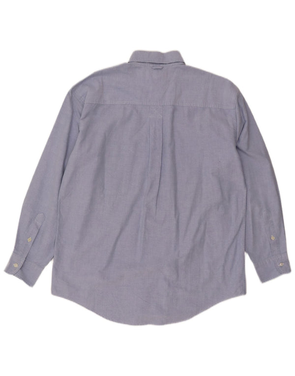 Timberland Mens Loose Fit Shirt Small Blue Cotton