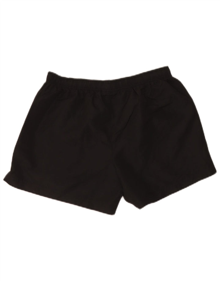 Champion Womens Sports Shorts UK 14 Large Black Polyester