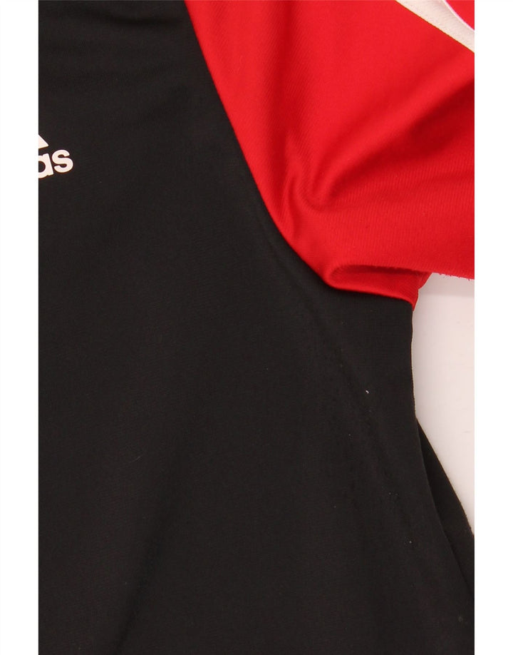 ADIDAS Træningsdragt til drenge Topjakke 13-14 år Sort Colourblock Polyester