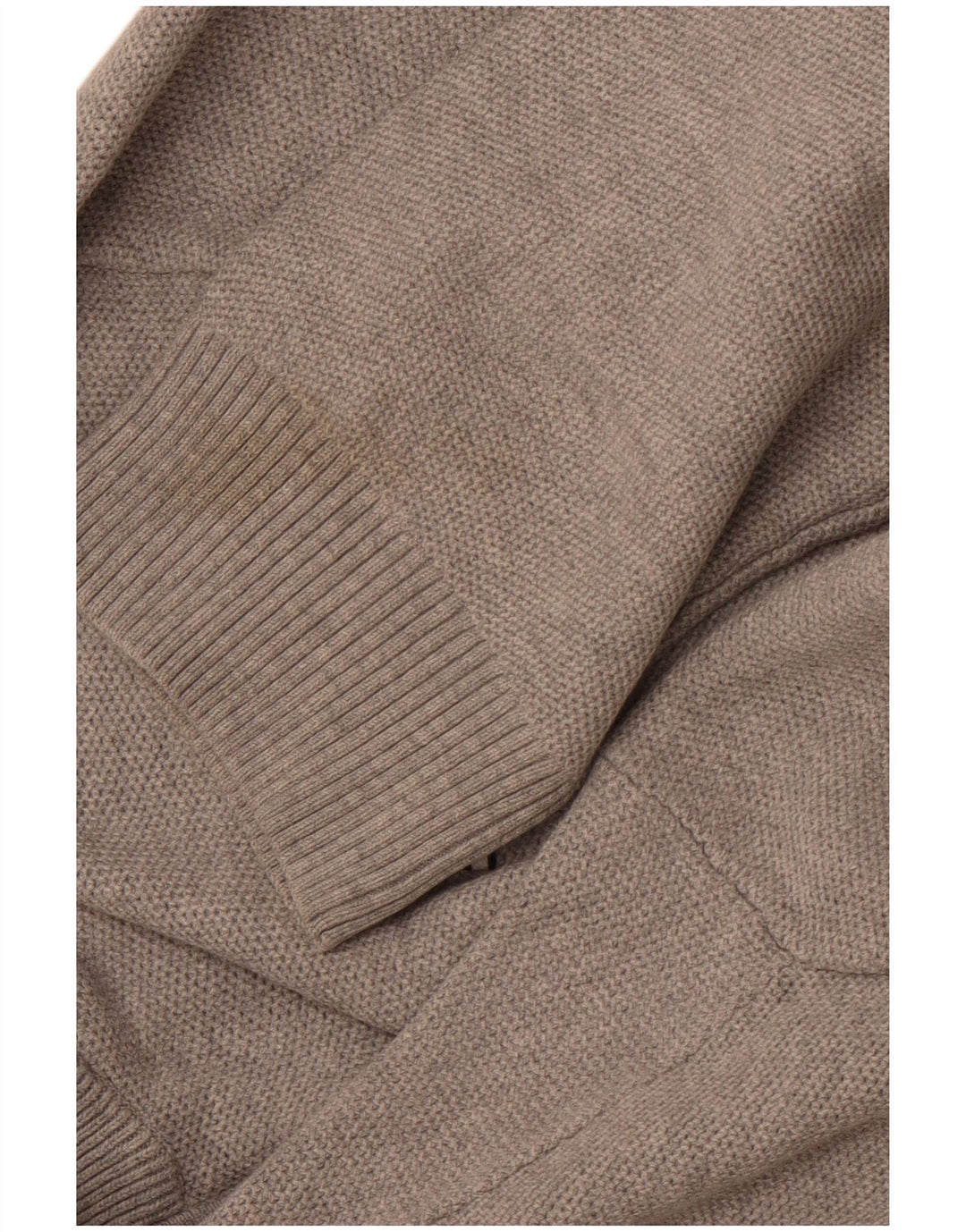 TOMMY HILFIGER Sweater med lynlås til mænd XL Grå bomuld