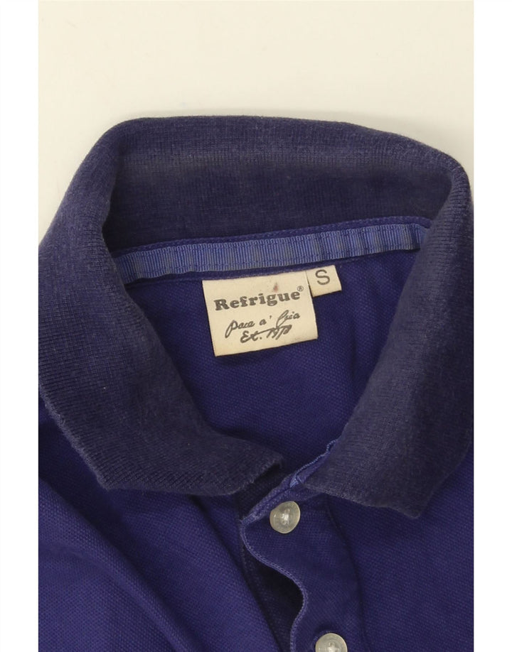 Refrigue herre poloshirt lille blå bomuld