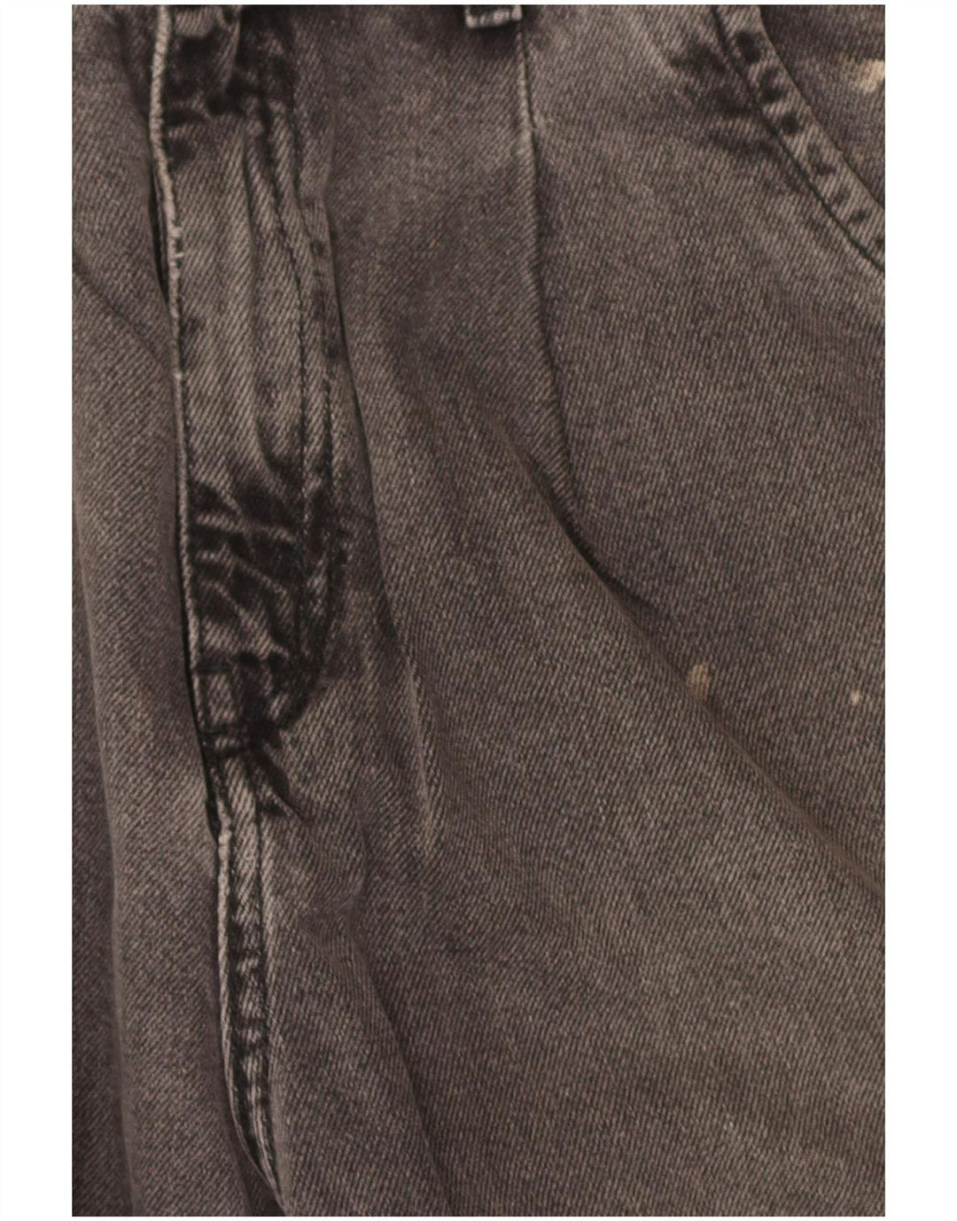 Zara Dameballon Højtaljede Cropped Jeans EU 40 Medium W30 L26 Grå