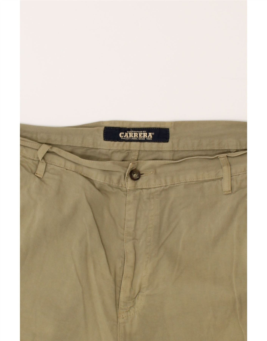 CARRERA Mens Cargo Shorts W36 Large Khaki Cotton Vintage Carrera and Second-Hand Carrera from Messina Hembry 