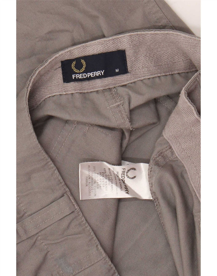 Fred Perry Herre Chino Shorts Medium W32 Grå Polyester
