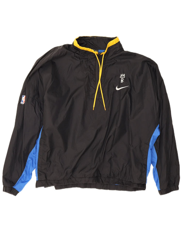 Nike Herre NBA Loose Fit Regnjakke UK 44 2XL Sort Colourblock Nylon