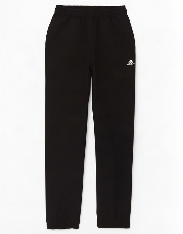 Adidas Mens Climalite Tracksuit Trousers Joggers Small Black Polyester