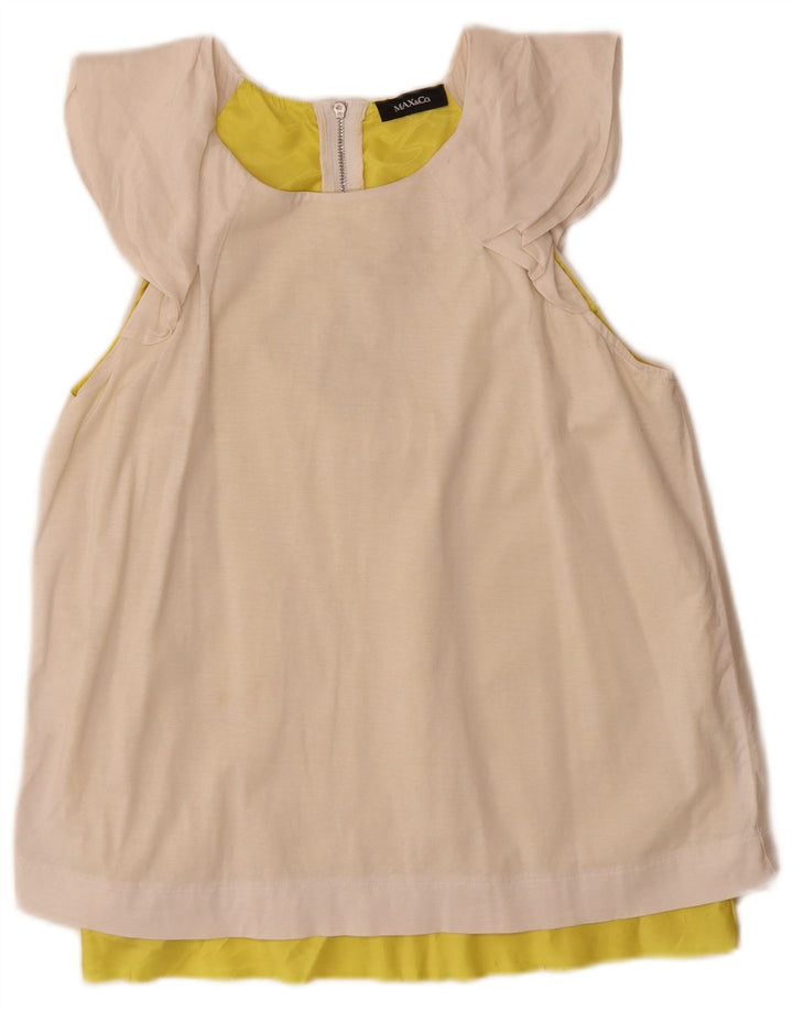 Max&Co. Damebluse Top UK 12 Medium Off White