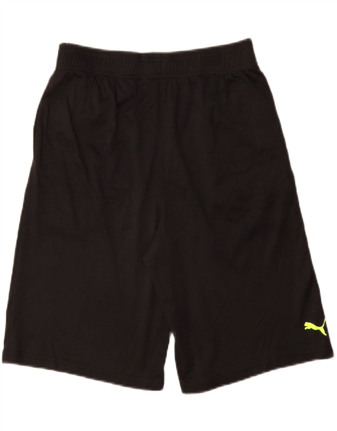 PUMA drenge grafiske sportsshorts 14-15 år store sorte polyester