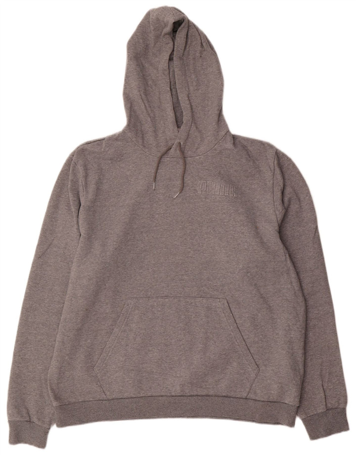 Puma Herre Regular Fit Hoodie Jumper XL Grå Polyester