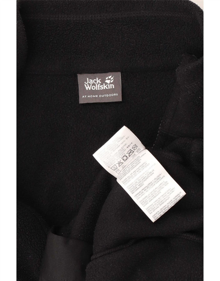 Jack Wolfskin Herre Liner Fleecejakke UK 40 Stor Sort Polyester