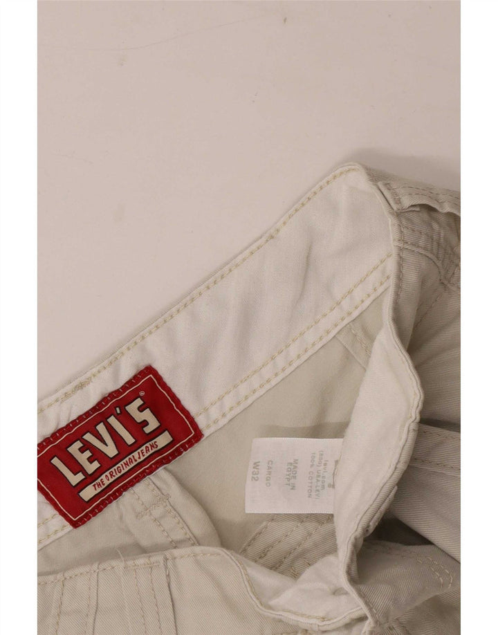 Levi's Herre Cargo Shorts W32 Beige Bomuld