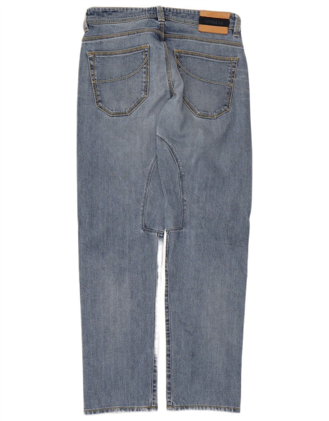 SIVIGLIA Straight jeans til mænd W33 L30 blå bomuld